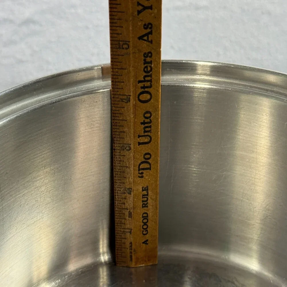 Royal Queen Multi Core 5-Ply Stainless Steel 4 Qt Stock Pot Steamer Insert & Lid